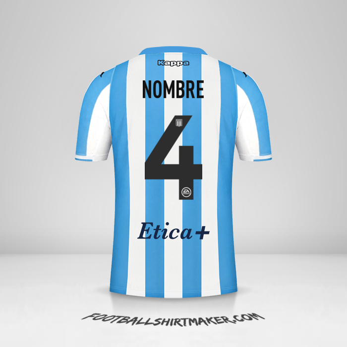 Camiseta Racing Club 2022 -  nombre - 4