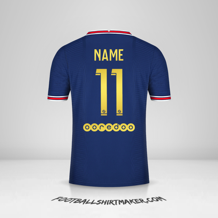 Trikot Paris Saint Germain Gold 2021/2022 -  name - 11