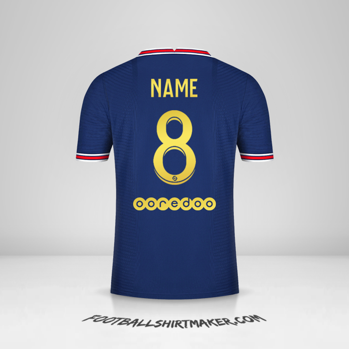 Trikot Paris Saint Germain Gold 2021/2022 -  name - 8