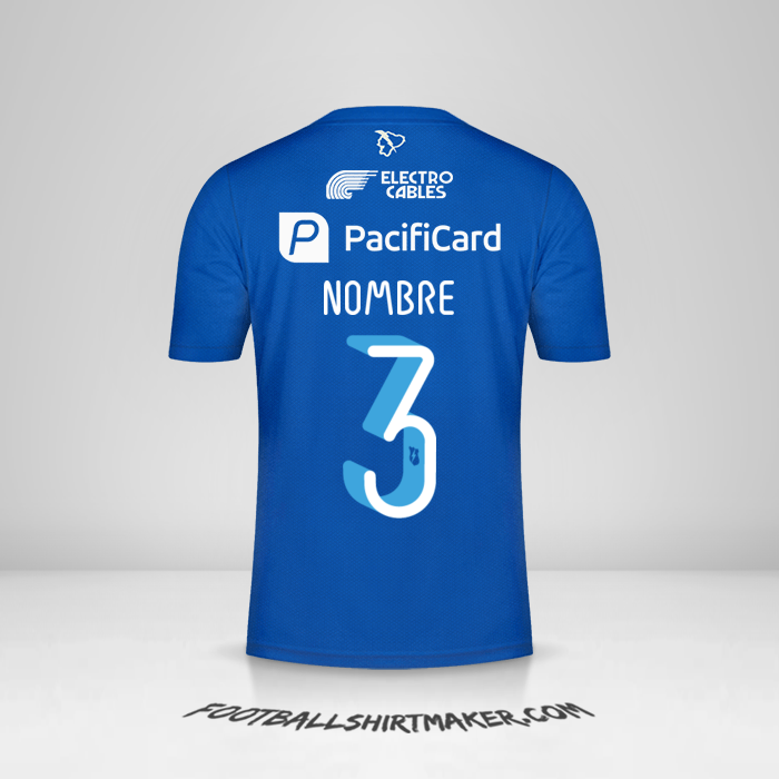 Jersey Emelec 2022 -  nombre - 3
