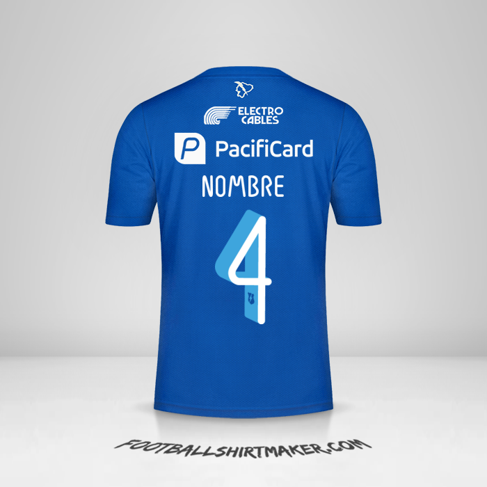 Jersey Emelec 2022 -  nombre - 4