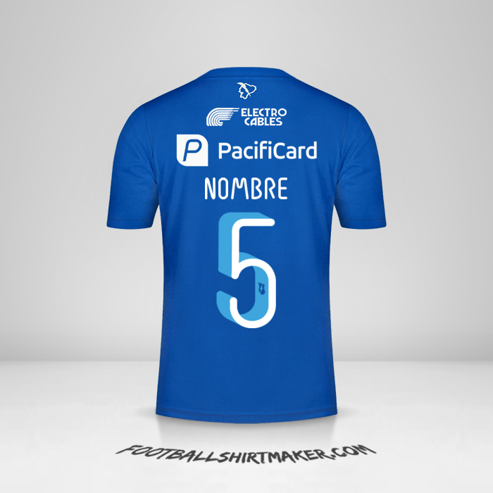 Jersey Emelec 2022 -  nombre - 5