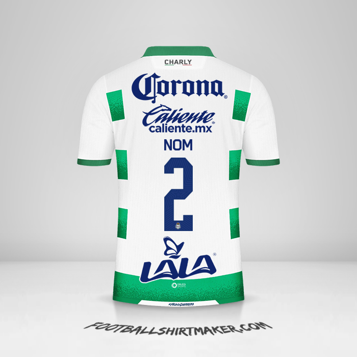 Maillot Santos Laguna 2021/22 -  nom - 2