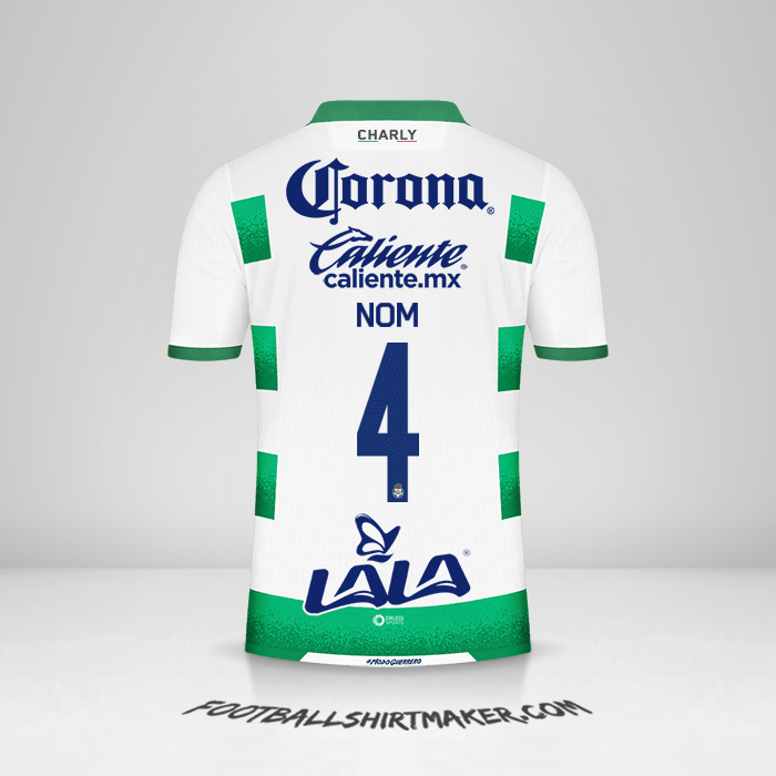 Maillot Santos Laguna 2021/22 -  nom - 4
