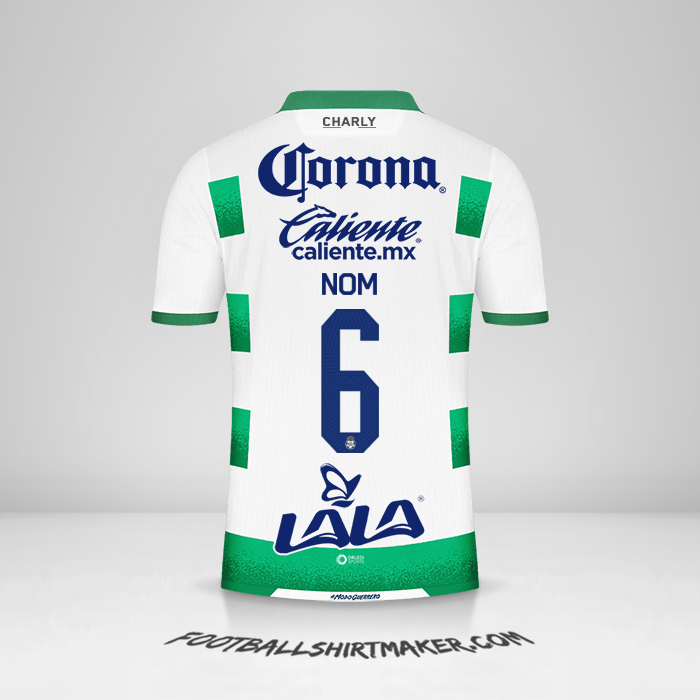 Maillot Santos Laguna 2021/22 -  nom - 6