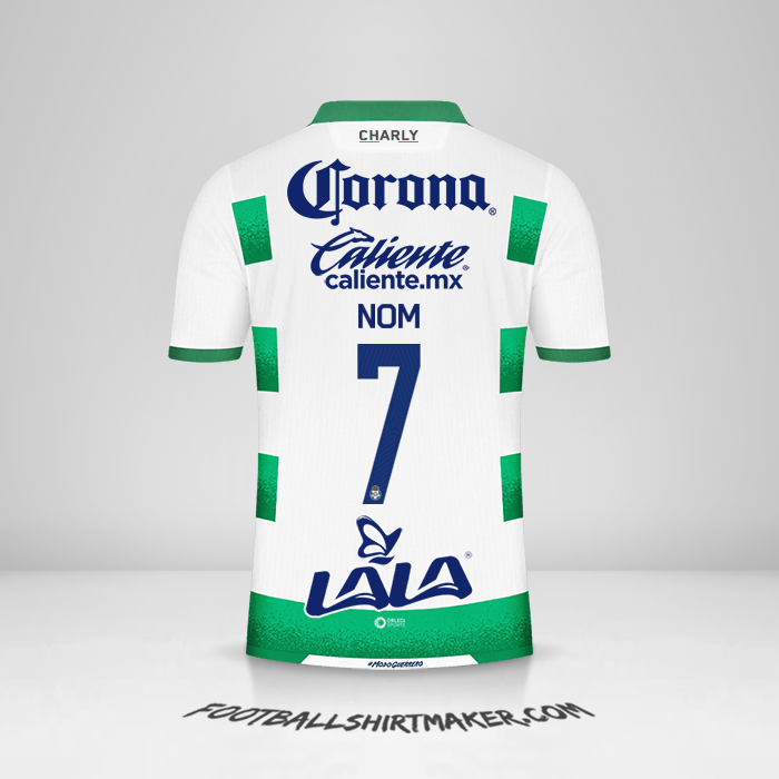 Maillot Santos Laguna 2021/22 -  nom - 7