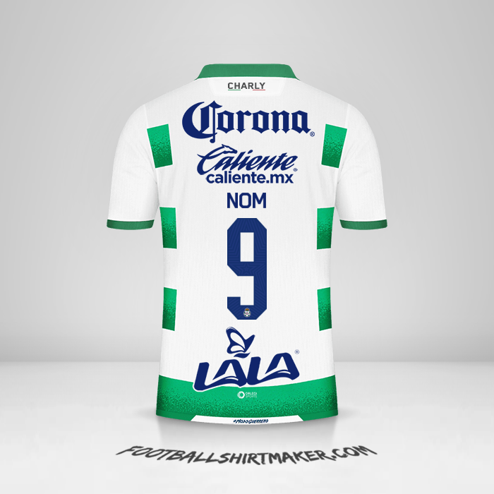 Maillot Santos Laguna 2021/22 -  nom - 9