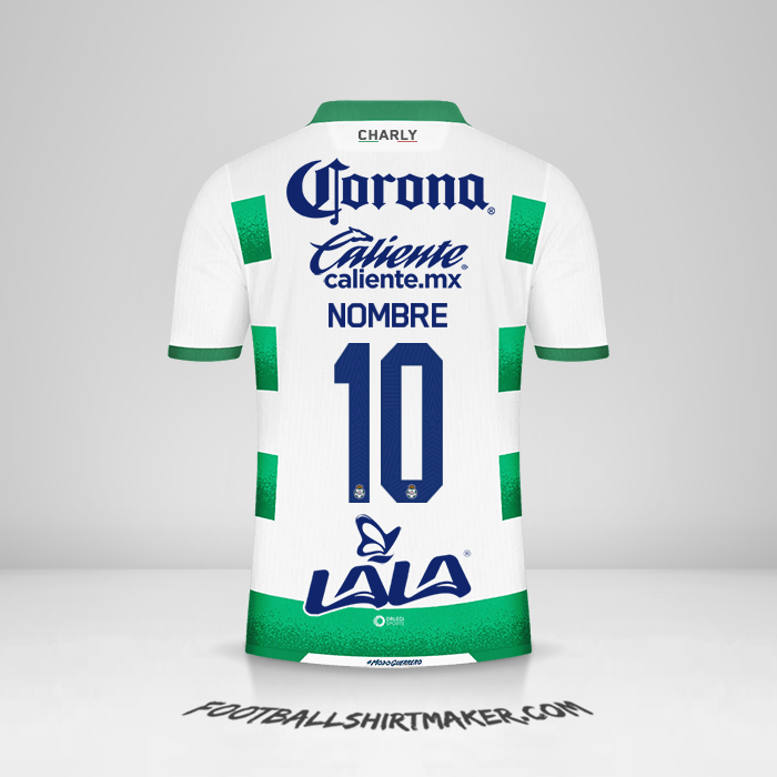 Jersey Santos Laguna 2021/22 -  nombre - 10