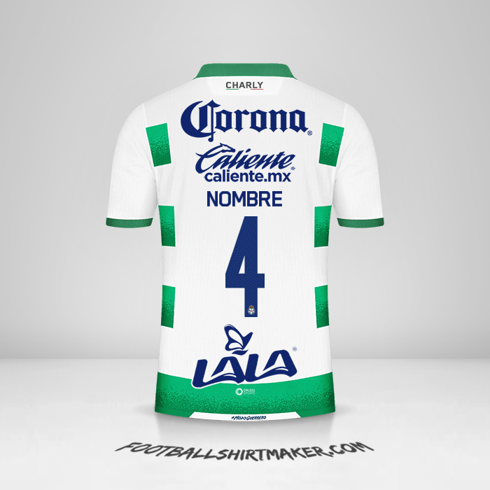 Camiseta Santos Laguna 2021/22 -  nombre - 4