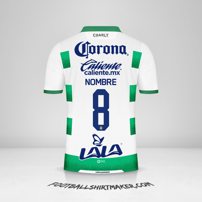Jersey Santos Laguna 2021/22 -  nombre - 8