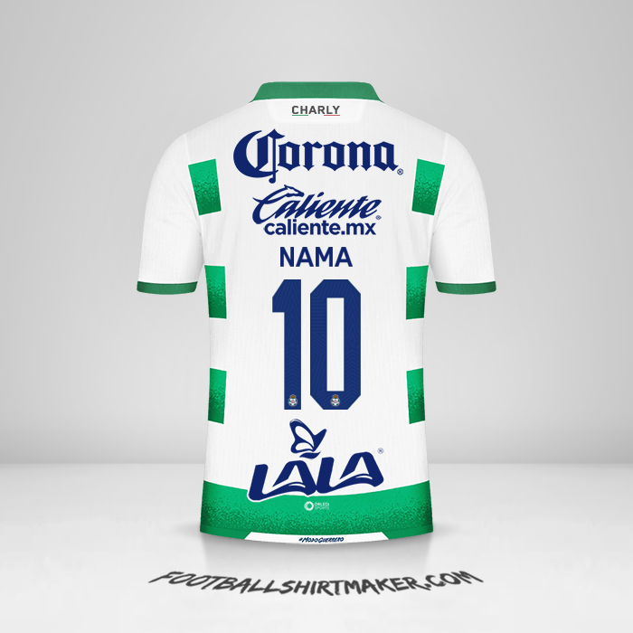 Jersey Santos Laguna 2021/22 -  nama - 10