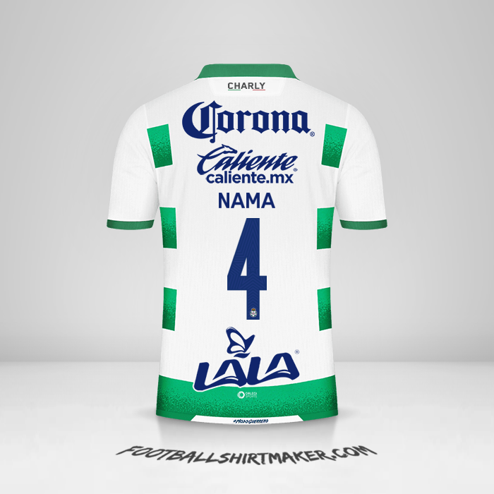Jersey Santos Laguna 2021/22 -  nama - 4