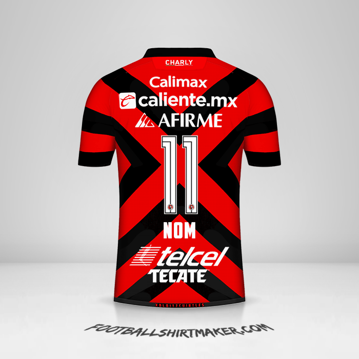 Maillot Club Tijuana 2021/2022 -  nom - 11