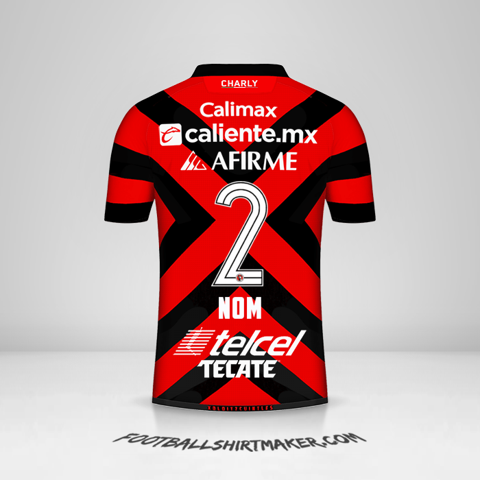 Maillot Club Tijuana 2021/2022 -  nom - 2
