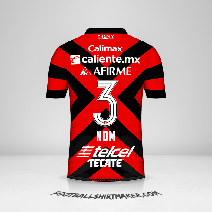 Maillot Club Tijuana 2021/2022 -  nom - 3