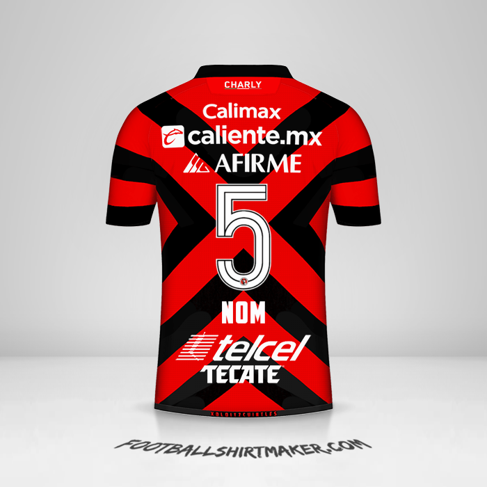 Maillot Club Tijuana 2021/2022 -  nom - 5
