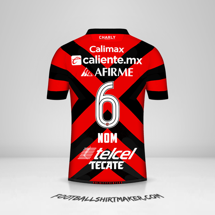 Maillot Club Tijuana 2021/2022 -  nom - 6