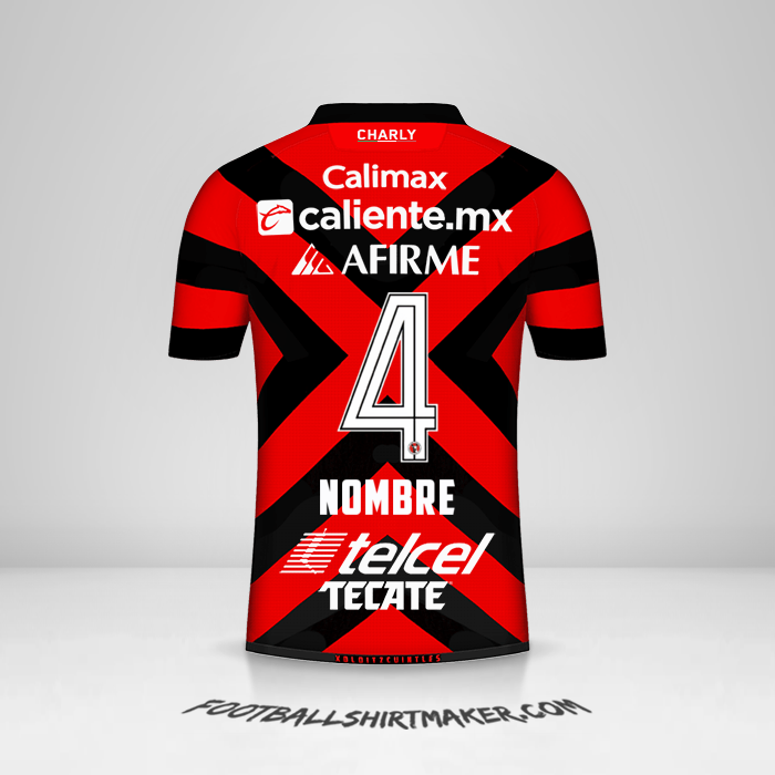 Jersey Club Tijuana 2021/2022 -  nombre - 4