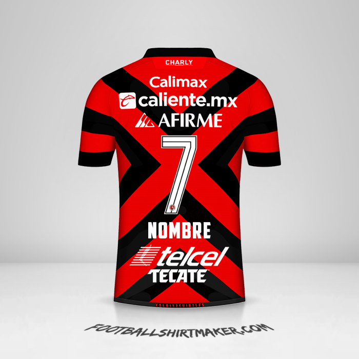 Jersey Club Tijuana 2021/2022 -  nombre - 7