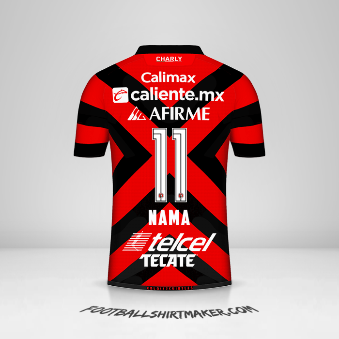 Jersey Club Tijuana 2021/2022 -  nama - 11