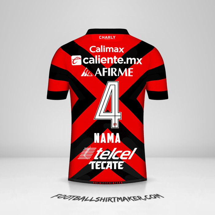 Jersey Club Tijuana 2021/2022 -  nama - 4