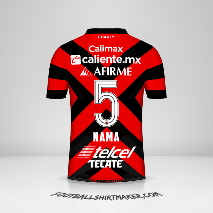 Jersey Club Tijuana 2021/2022 -  nama - 5