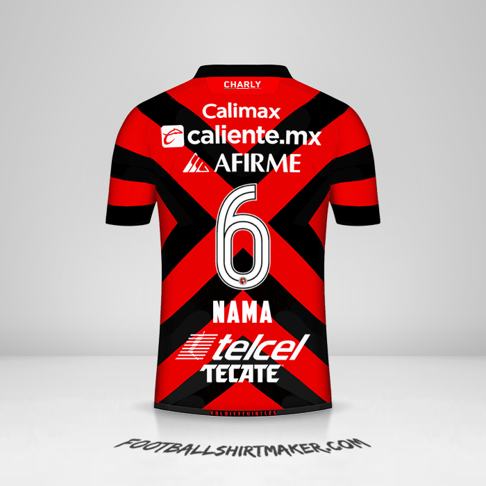 Jersey Club Tijuana 2021/2022 -  nama - 6