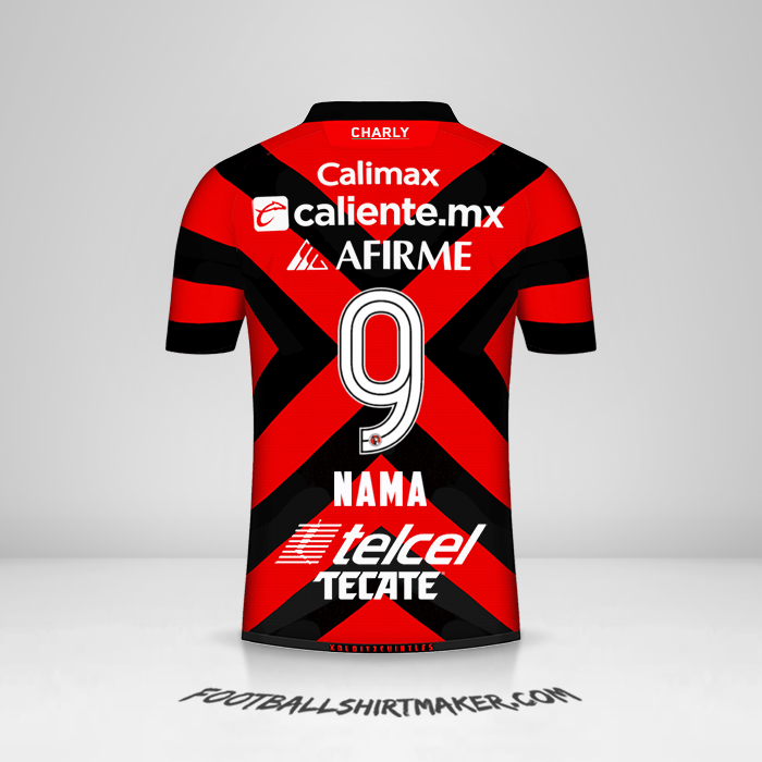 Jersey Club Tijuana 2021/2022 -  nama - 9