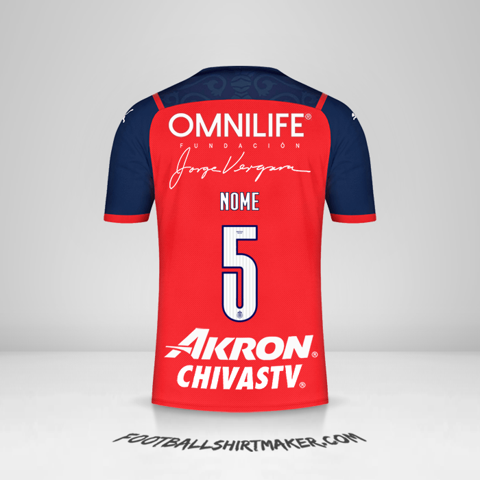 Maglia Guadalajara 2022 Terza -  nome - 5