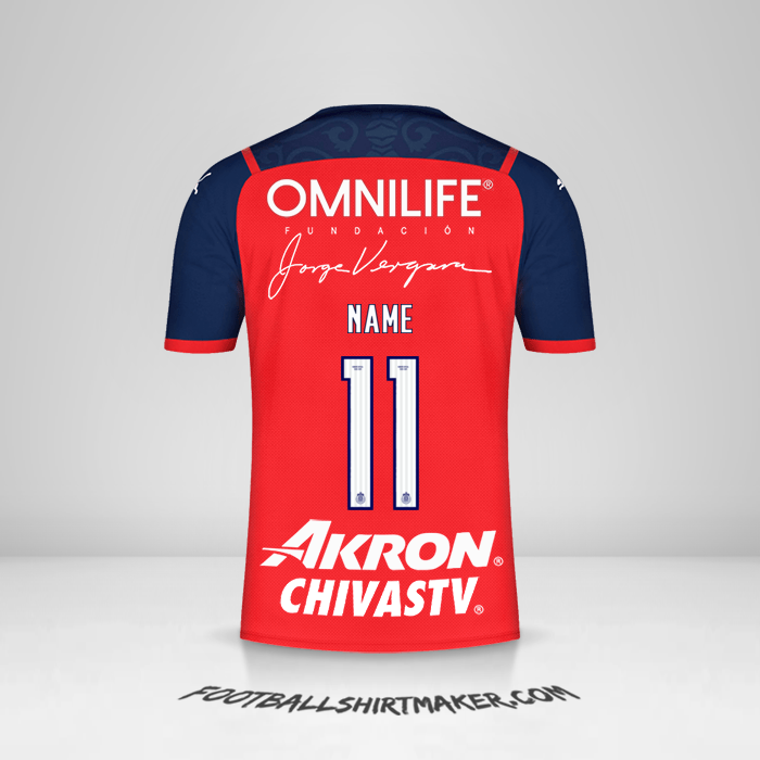Trikot Guadalajara 2022 Dritte -  name - 11