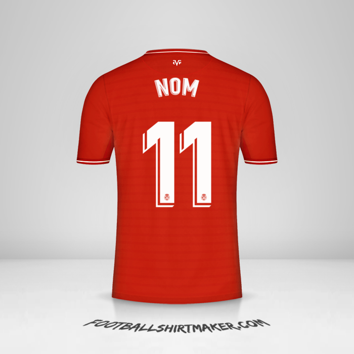 Maillot Villarreal CF 2021/2022 Extérieur -  nom - 11