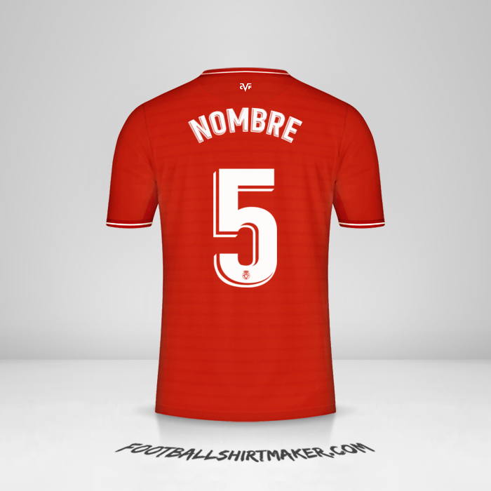 Camiseta Villarreal CF 2021/2022 Visita -  nombre - 5