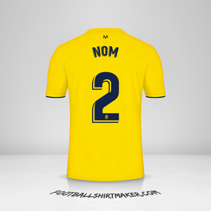 Maillot Villarreal CF 2021/2022 -  nom - 2