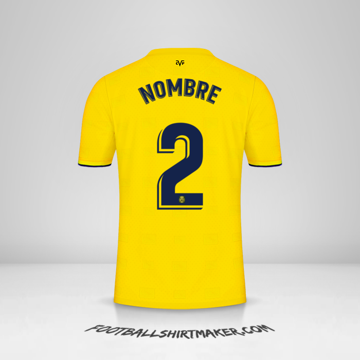 Camiseta Villarreal CF 2021/2022 -  nombre - 2