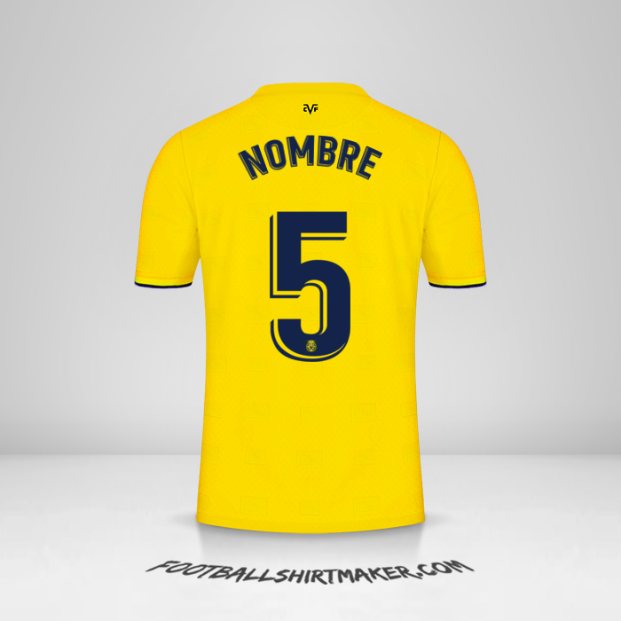 Jersey Villarreal CF 2021/2022 -  nombre - 5