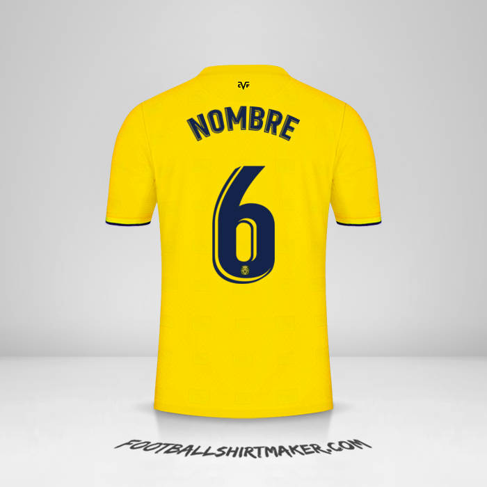 Camiseta Villarreal CF 2021/2022 -  nombre - 6