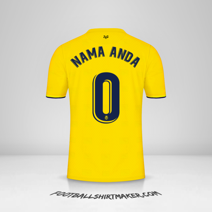 Jersey Villarreal CF 2021/2022 -  nama anda - 0