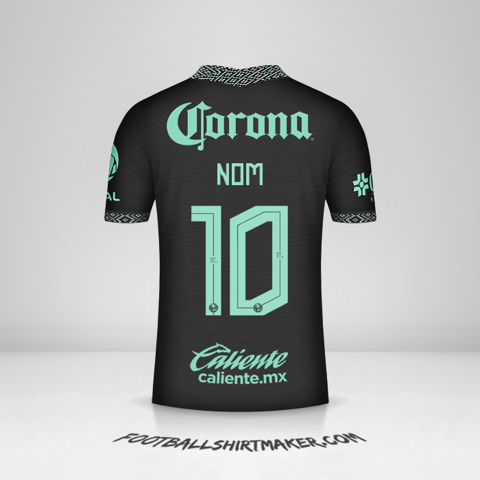 Maillot Club America 2022 Troisième -  nom - 10