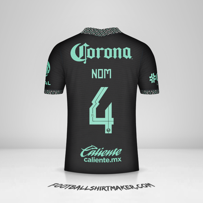 Maillot Club America 2022 Troisième -  nom - 4