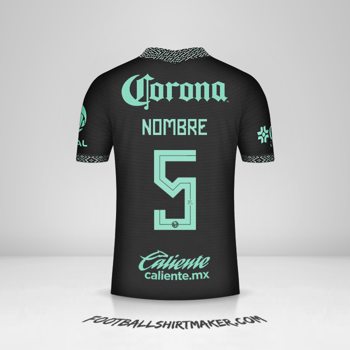 Jersey Club America 2022 Tercera -  nombre - 5