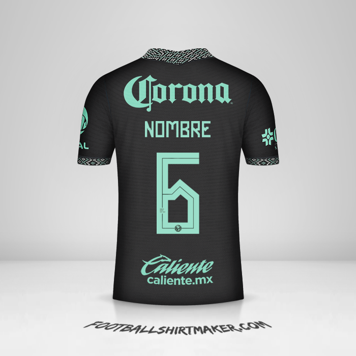 Jersey Club America 2022 Tercera -  nombre - 6