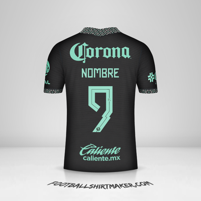 Jersey Club America 2022 Tercera -  nombre - 9