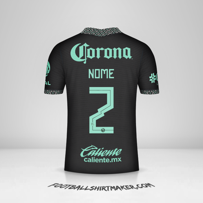 Camisa Club America 2022 Terceira -  nome - 2
