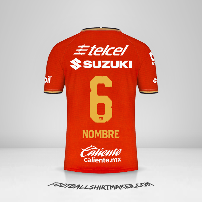 Camiseta Pumas UNAM 2022 Tercera -  nombre - 6