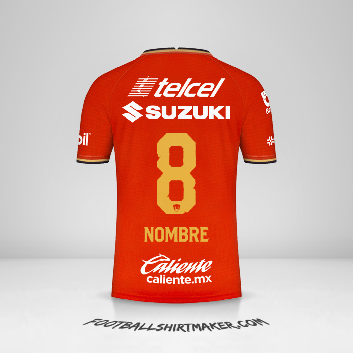 Jersey Pumas UNAM 2022 Tercera -  nombre - 8