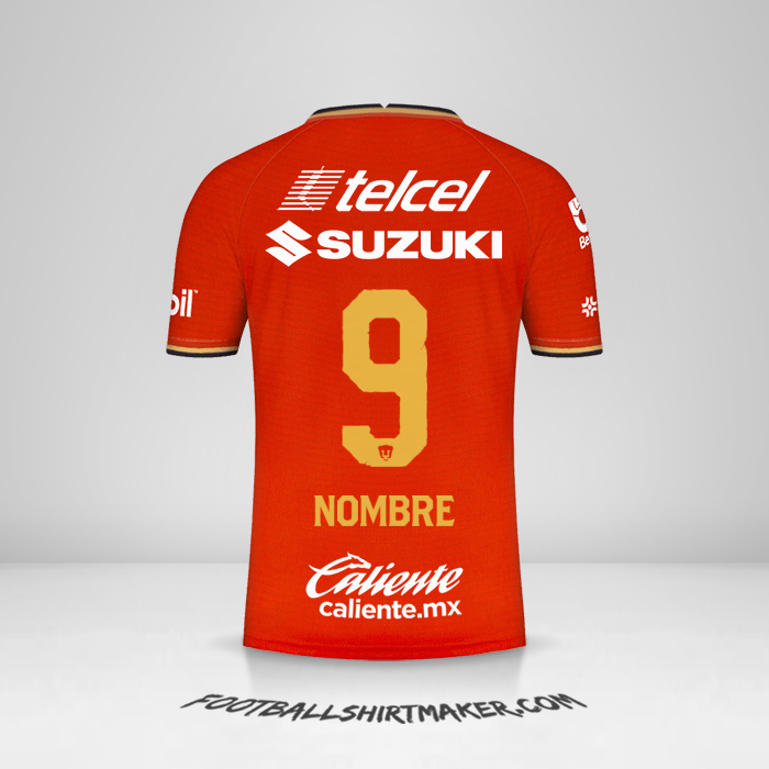 Jersey Pumas UNAM 2022 Tercera -  nombre - 9
