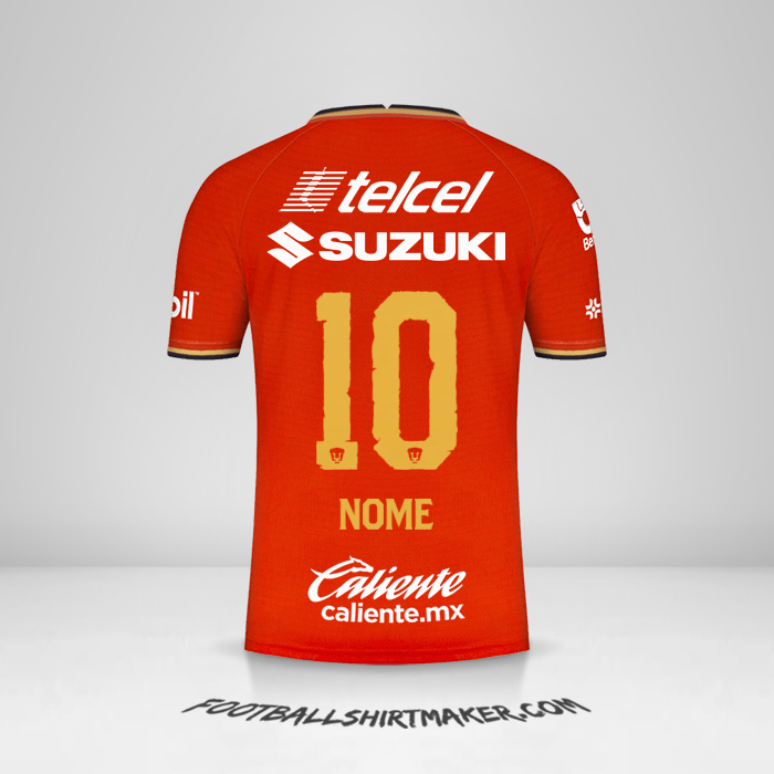 Camisola Pumas UNAM 2022 Terceira -  nome - 10