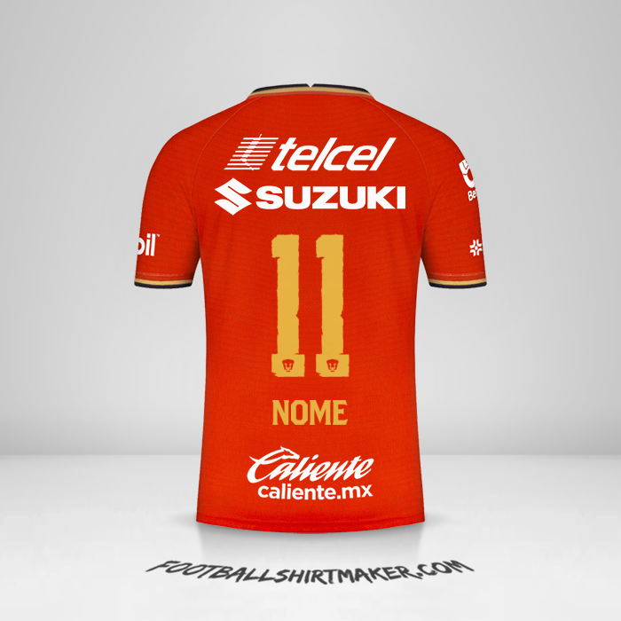 Maglia Pumas UNAM 2022 Terza -  nome - 11