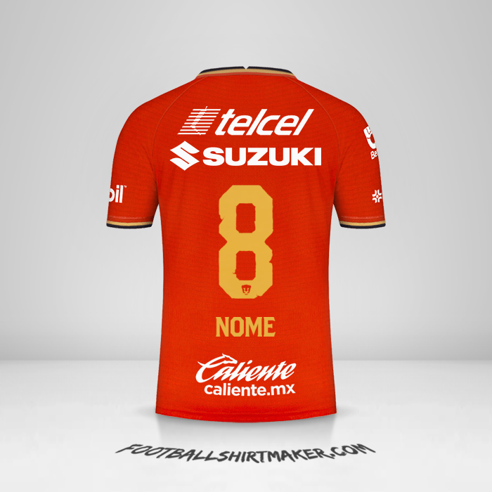Maglia Pumas UNAM 2022 Terza -  nome - 8