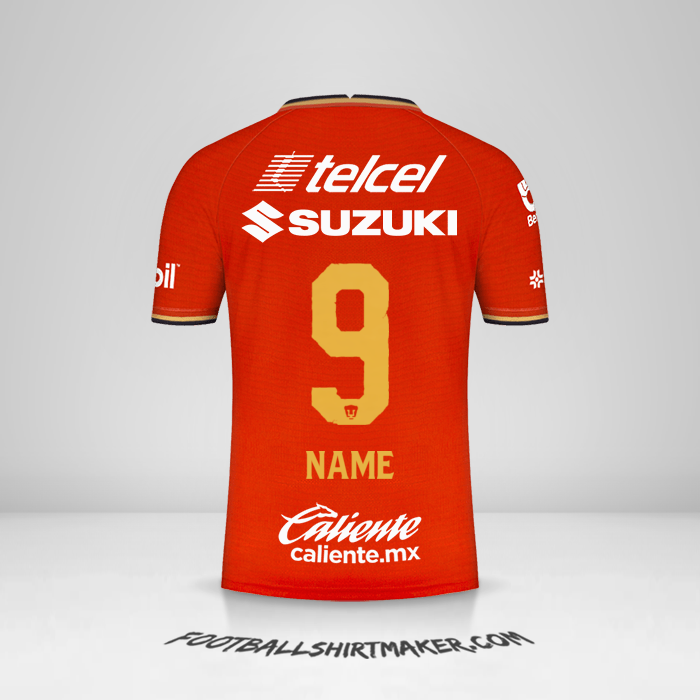 Jersey Pumas UNAM 2022 Third -  name - 9